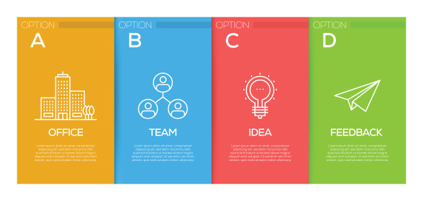 商业概念信息图设计模板图片下载