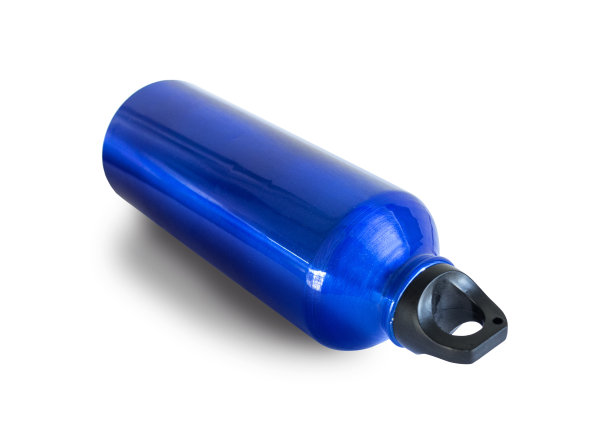 蓝色铝水瓶图片下载