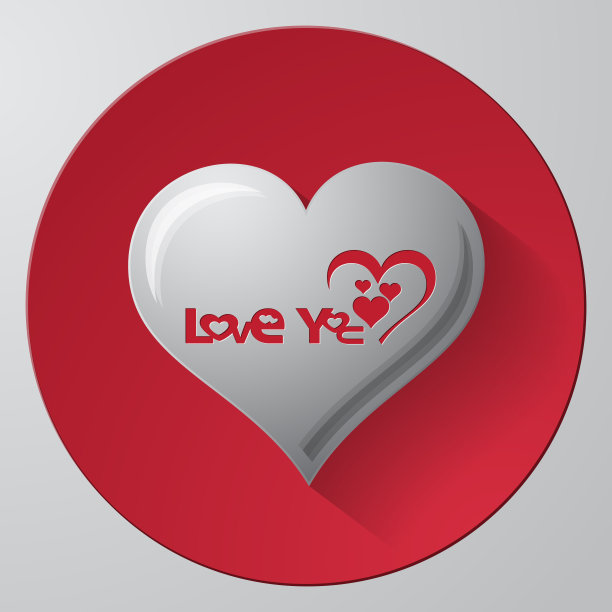 情人节背景与爱你的心图片下载