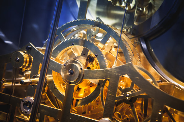 古董机械世界时钟片段图片下载