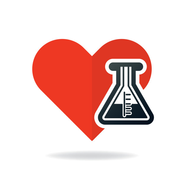 心脏和试管图片下载