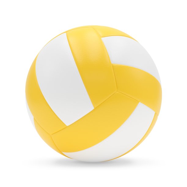 3D渲染排球孤立的白色图片下载