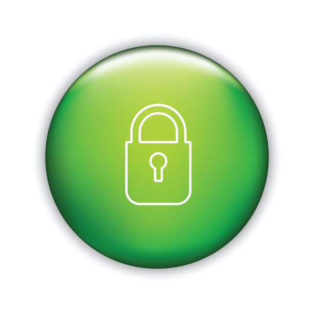 在闪亮的按钮上的细线图标-网站元素图片下载