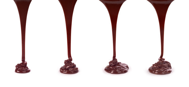 巧克力流集隔离图片下载
