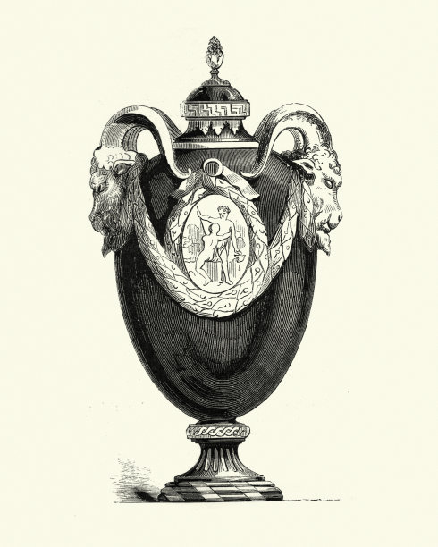 法国搪瓷花瓶图片下载