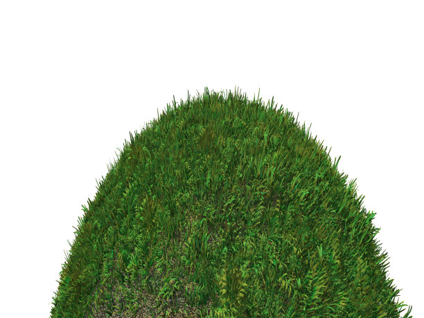 长满草的希尔撞图片下载