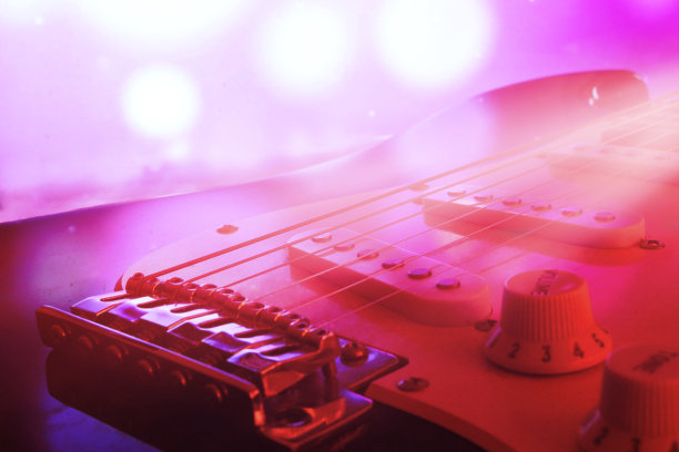 特写镜头的吉他图片下载