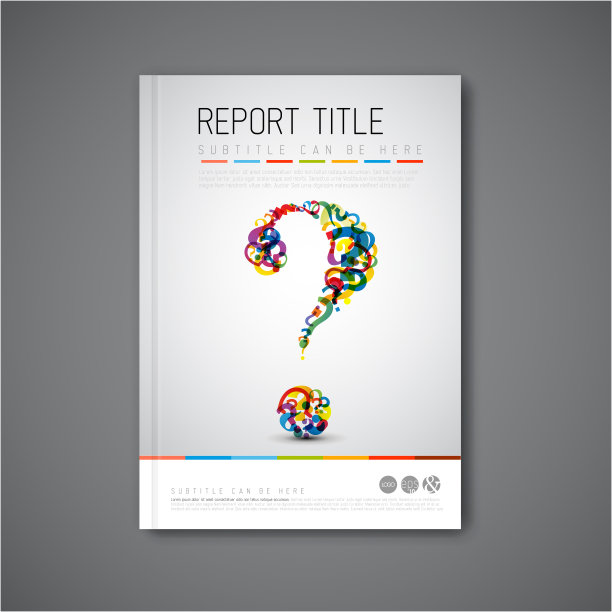 现代矢量抽象宣传册设计模板素材图片