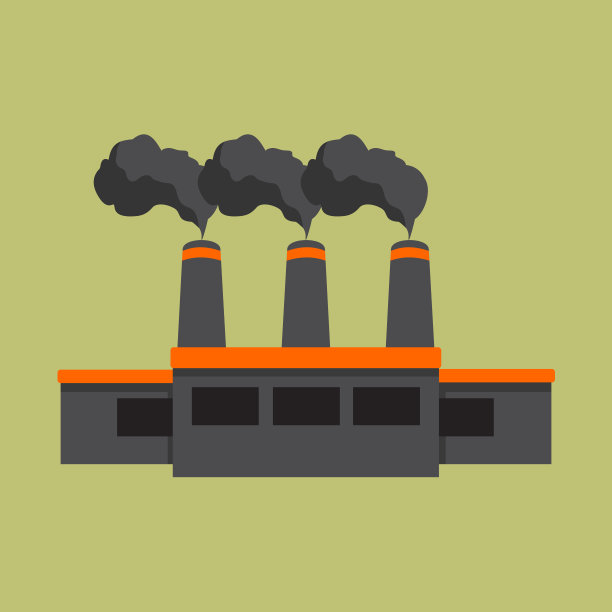 厂房采矿矢量插图图形图片下载