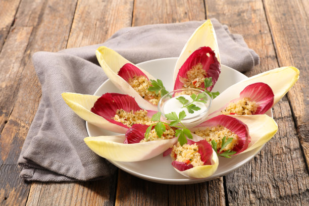 菊苣色拉蘸酱图片下载