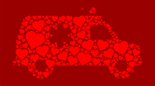 紧急车辆红心爱心模式图片下载