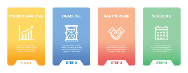 银行和金融信息图设计模板图片下载