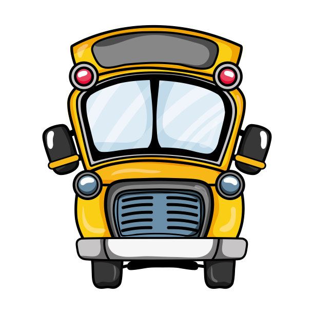 乘校车去教育旅游图片下载