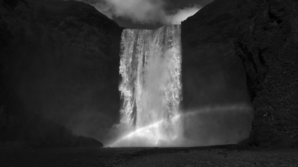 斯科加瀑布图片下载