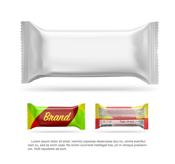 流包的真实空白模型。图片下载