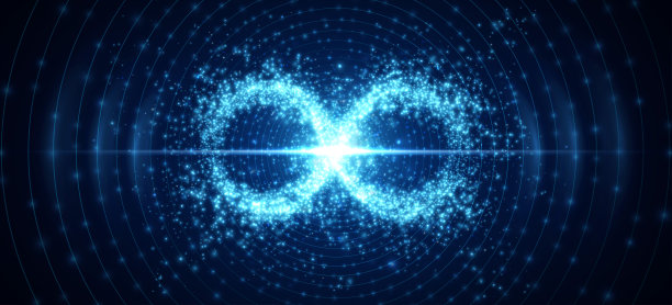 ∞符号背景。矢量插图。图片下载