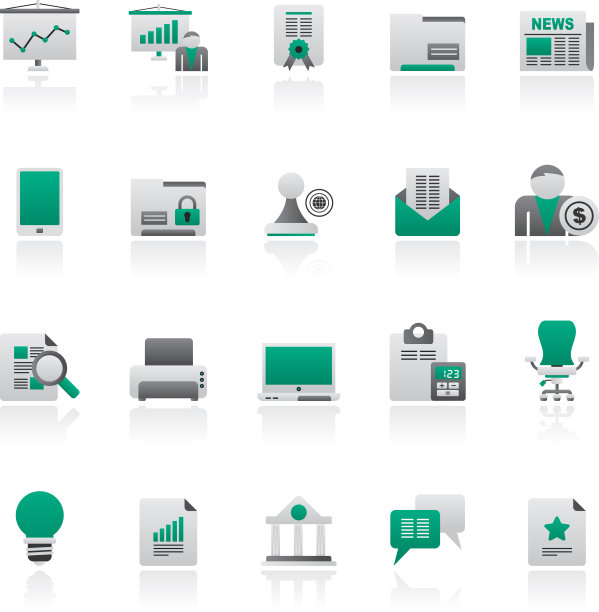 商务和办公设备图标图片下载