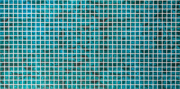 抽象的马赛克几何图案，瓷砖为水池图片下载