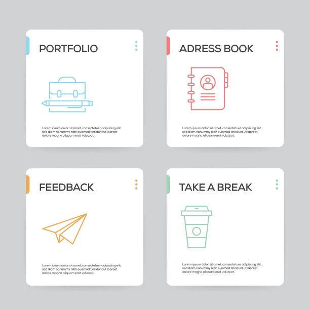 用户界面信息图设计模板图片下载