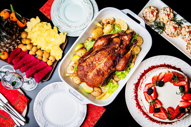 苹果圣诞鸭素材图片