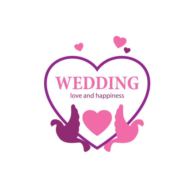 矢量图标的婚礼图片下载