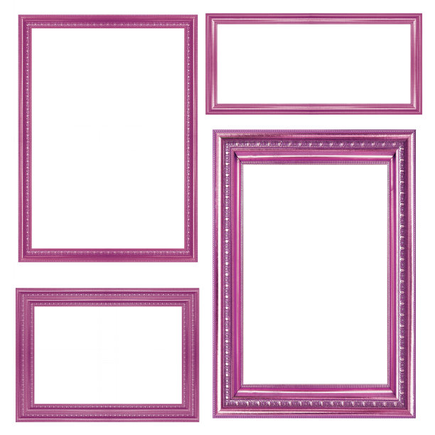 收藏复古紫木雕画框图片下载