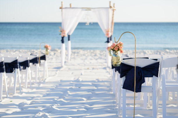 海滩婚礼图片下载