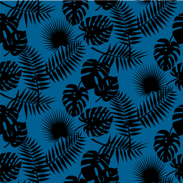 无缝的叶子背景图片下载