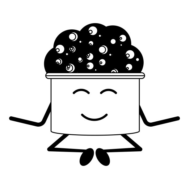 卡哇伊清洗用具设计图片下载