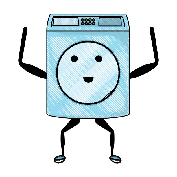 卡哇伊清洗用具设计图片下载