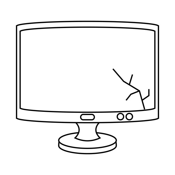 电脑显示器图标图片下载