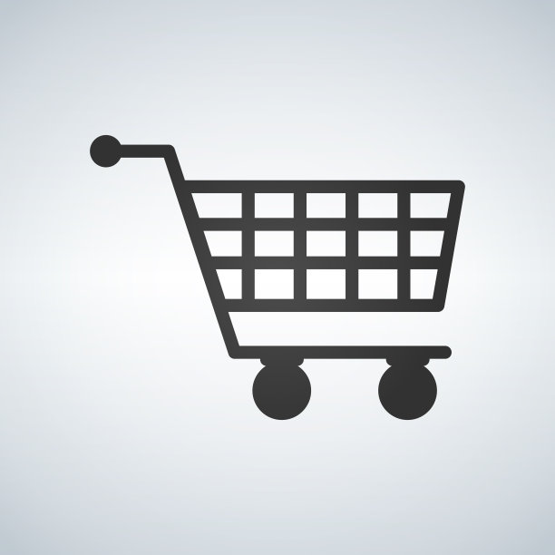 购物车虚拟电子商务商业标志图片下载