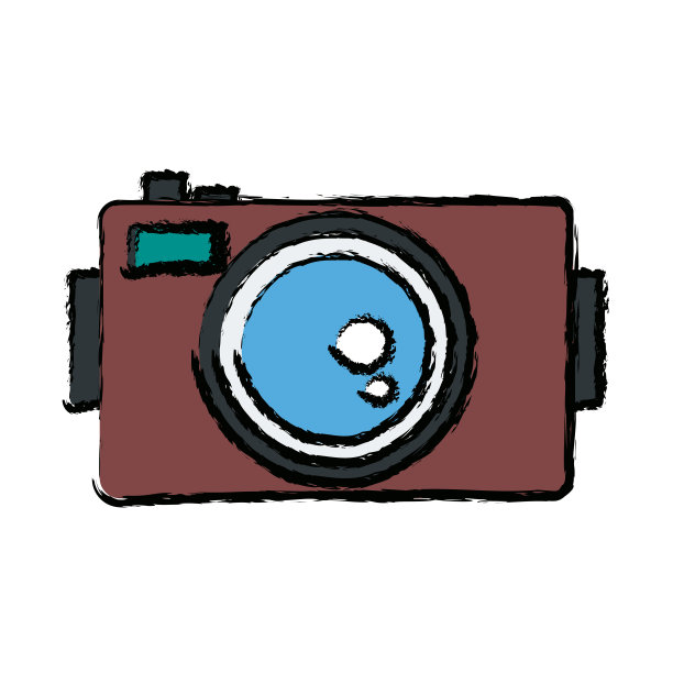 复古相机拍照装置镜头按钮图片下载