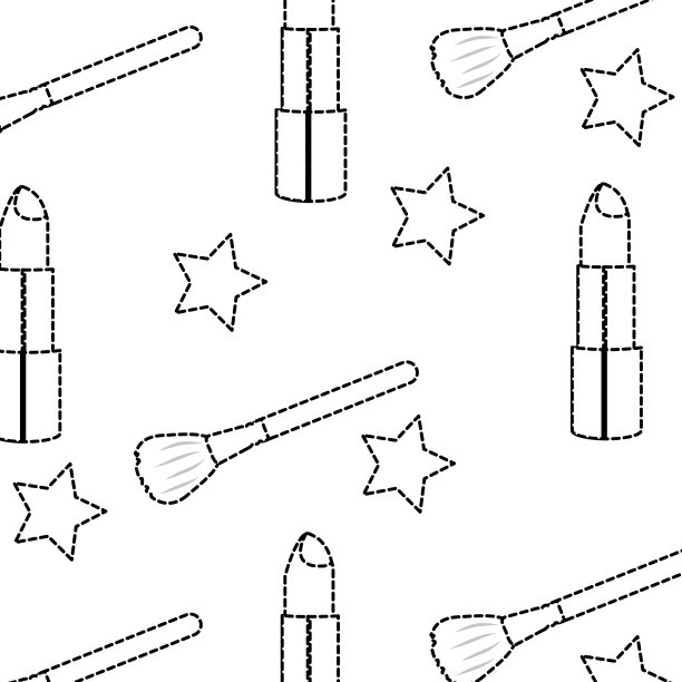 口红和画笔背景图片下载