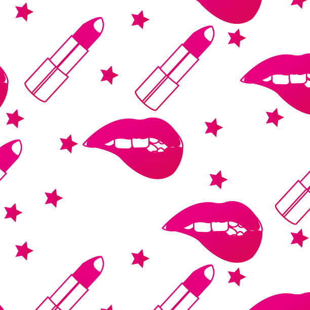 口红和嘴巴背景图片下载