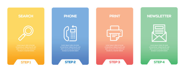 基本界面信息图设计模板图片下载