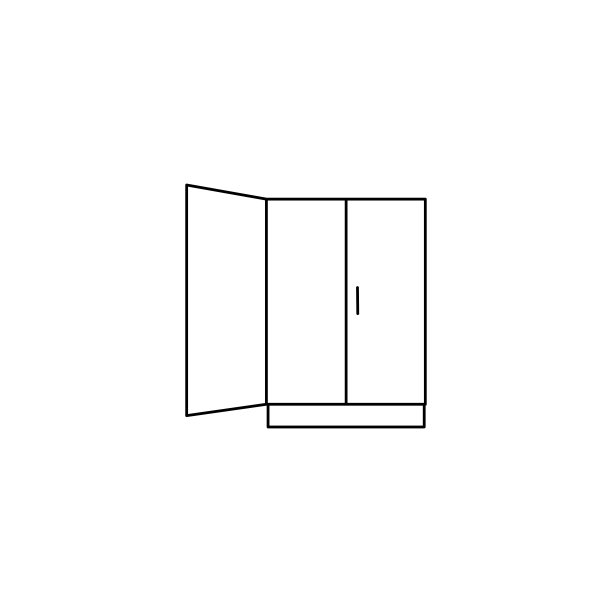 轮廓衣服橱柜图标插图矢量符号图片下载