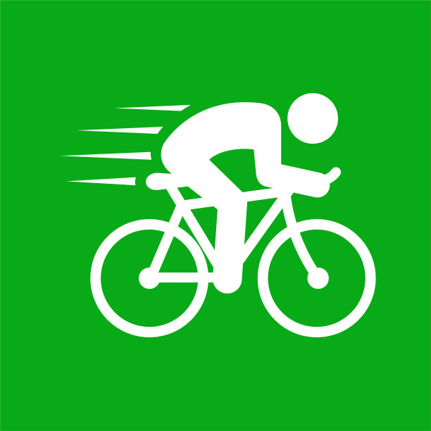 超速行驶的自行车。图片下载