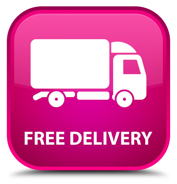 免费派送特殊粉色方形按钮图片下载