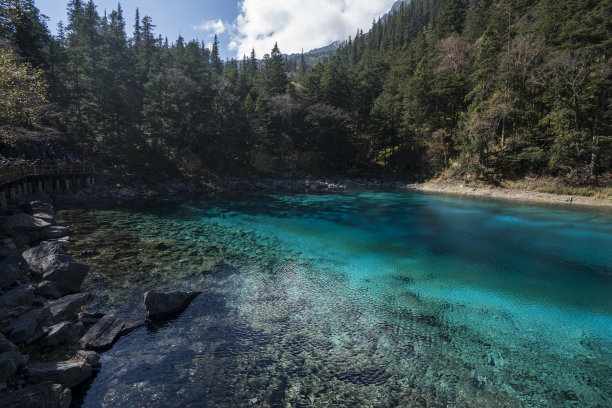 秋天的九寨沟图片下载