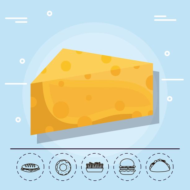家庭夏日奶酪图片下载