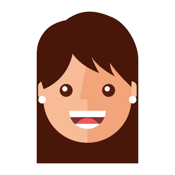 年轻女子快乐的化身图片下载