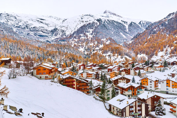 瑞士策马特城图片下载