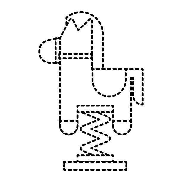 在操场上的秋千上的马图片下载