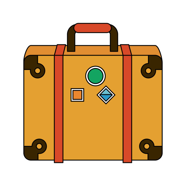 旅行手提箱象征图片下载