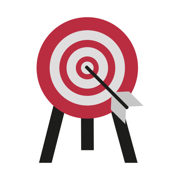 目标的圆靶的象征图片下载