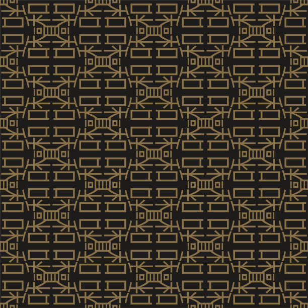 无缝墙纸图案，亚洲风格，矢量图像图片下载