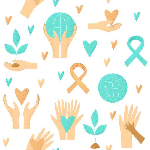 公益设计，矢量捐赠理念图片下载