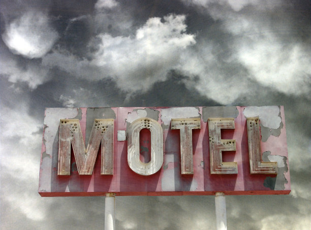 汽车旅馆的迹象图片下载