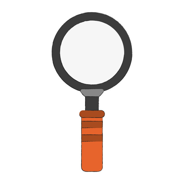 放大镜符号图片下载